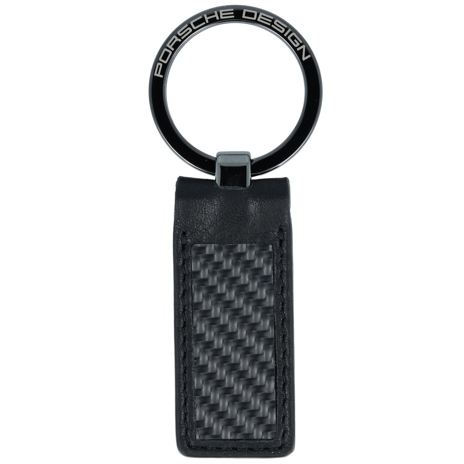 Porsche Design Schlüsselanhänger Leder 8,5 cm black