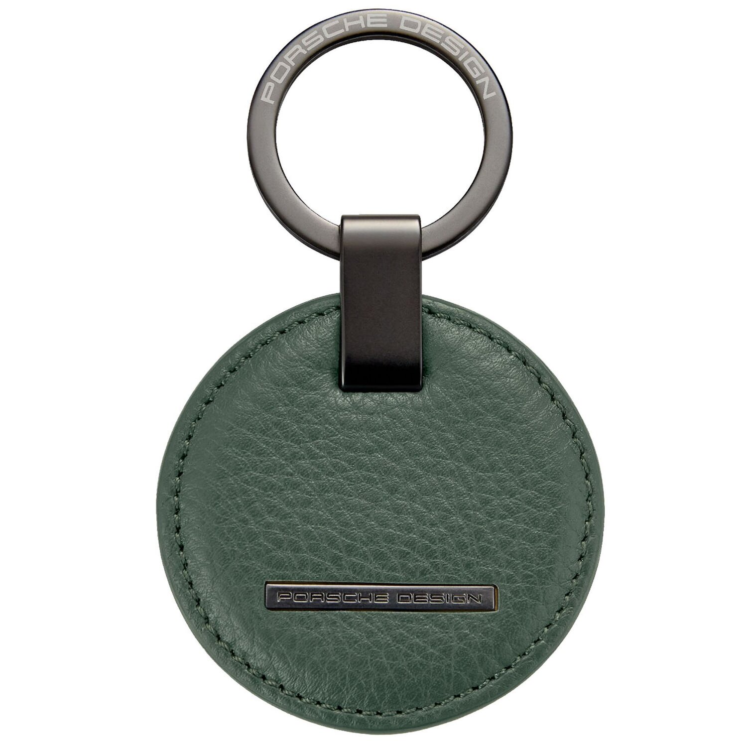 Porsche Design Schlüsselanhänger Leder 9 cm cedar green