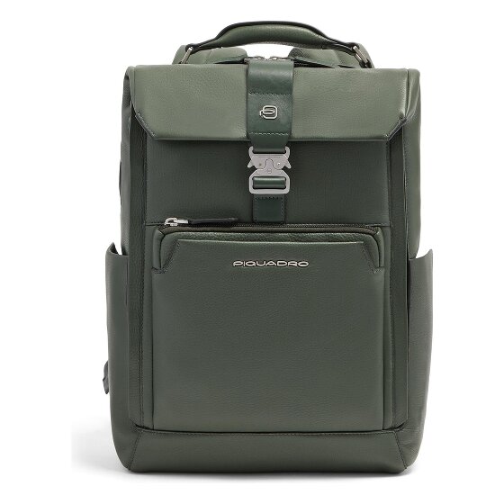 Piquadro Tebe Daypack RFID Schutz Leder 44 cm Laptopfach