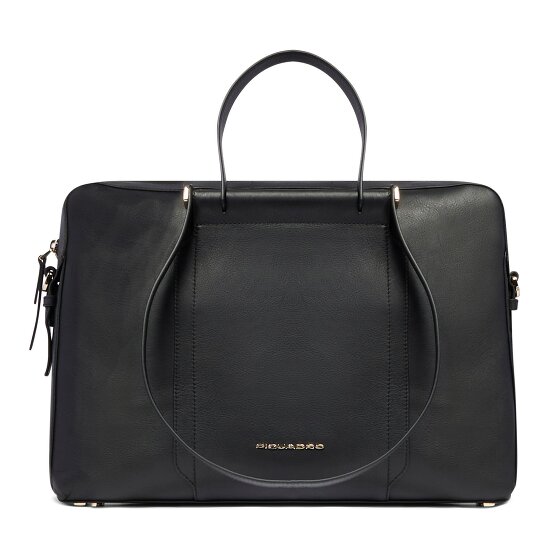 Piquadro Circle Handtasche RFID Schutz Leder 42 cm Laptopfach