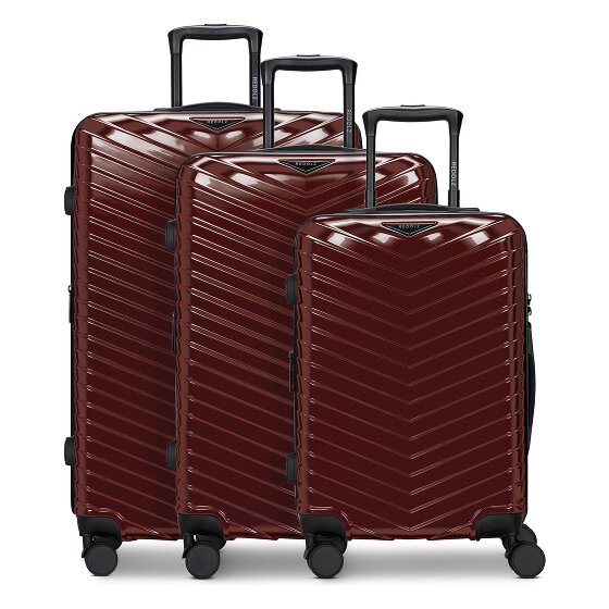 Redolz Essentials 18 2.0 4 Rollen Kofferset 3-teilig mit Dehnfalte