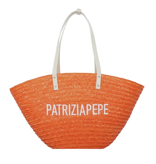 Patrizia Pepe Summer Straw Shopper Tasche 51 cm Patrizia Pepe Summer Straw Shopper Tasche 51 cm