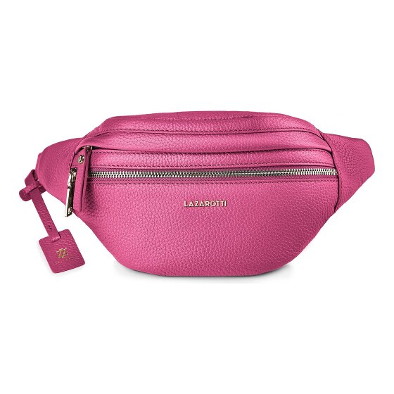 Lazarotti Bologna Leather Double-Zip Gürteltasche Crossbody Leder 25 cm