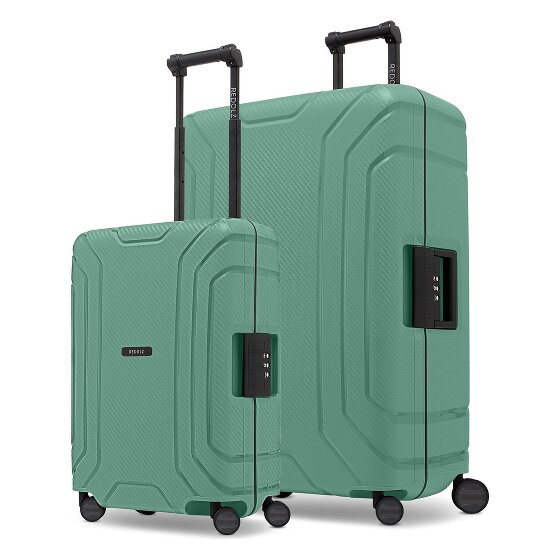 Redolz Essentials 15 4-Rollen 15 Kofferset S+L mit Dreipunktverschluss