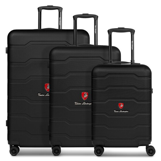 Tonino Lamborghini Bologna 4 Rollen Kofferset 3-teilig