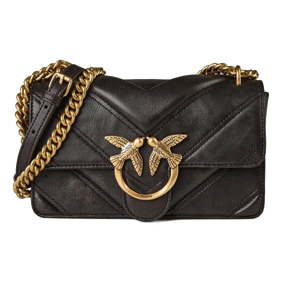 PINKO Love One Mini Umhängetasche Leder 21 cm