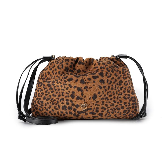 PINKO Mini Clutch Umhängetasche Leder 26 cm