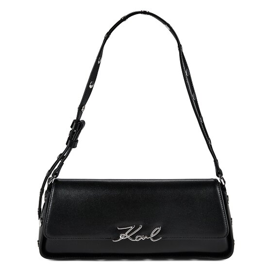 Karl Lagerfeld Signature Schultertasche Leder 32 cm