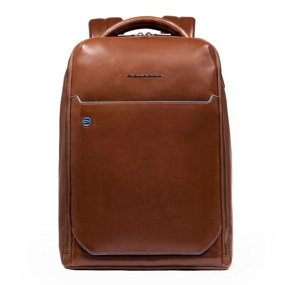 Piquadro Blue Square Daypack RFID Schutz Leder 39 cm Laptopfach
