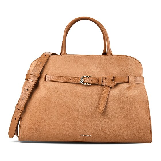 Coccinelle Sabine Suede Handtasche Leder 43 cm