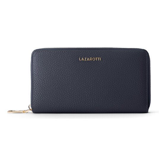 Lazarotti Bologna Leather XL Zip-Around Geldbörse Leder 19 cm
