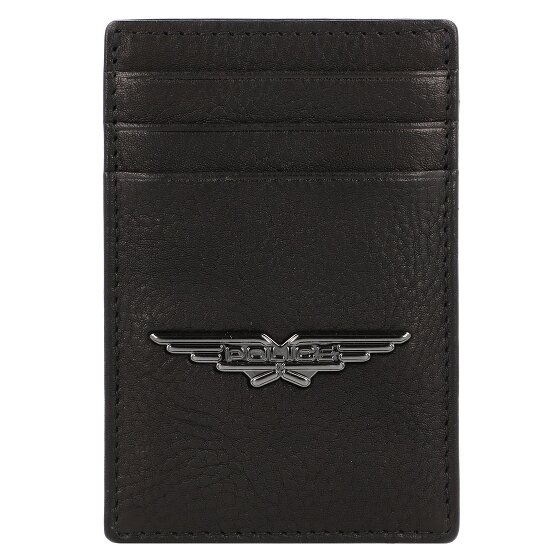 Police PT150-08536 Kreditkartenetui Leder 7 cm mit Geldscheinklammer