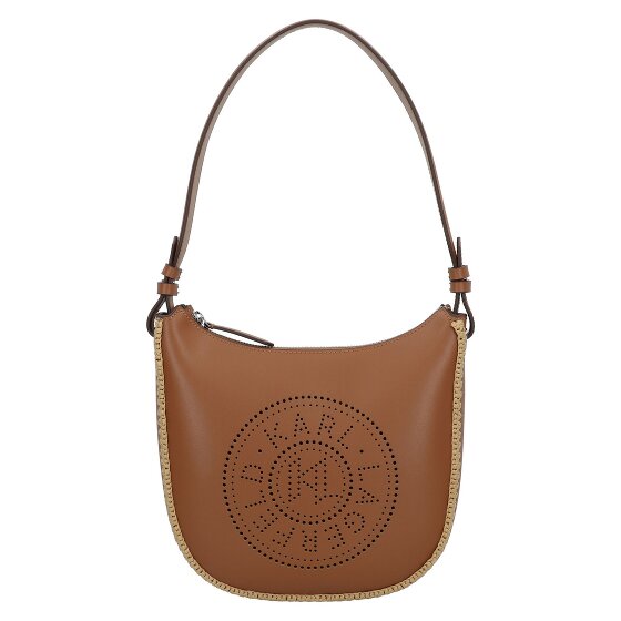 Karl Lagerfeld Circle Schultertasche Leder 25 cm