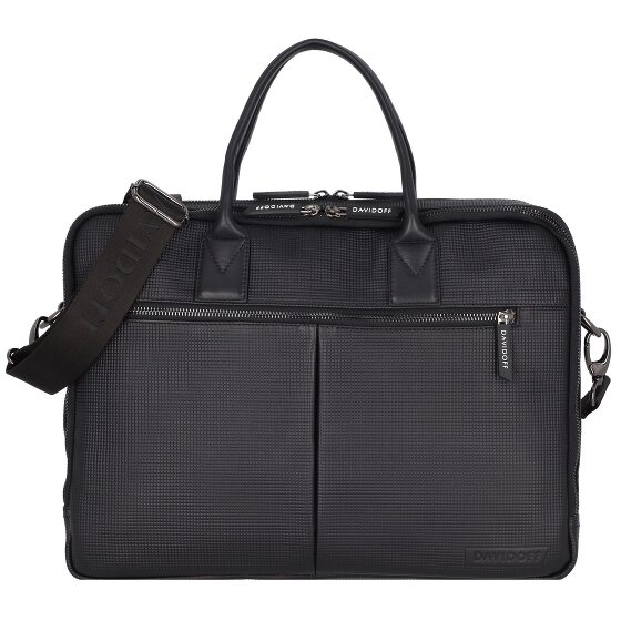 Davidoff Paris Aktentasche Leder 39 cm Laptopfach