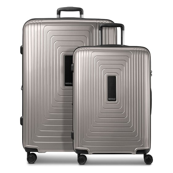 Redolz Essentials 14 4-Rollen Kofferset M+L mit Dehnfalte