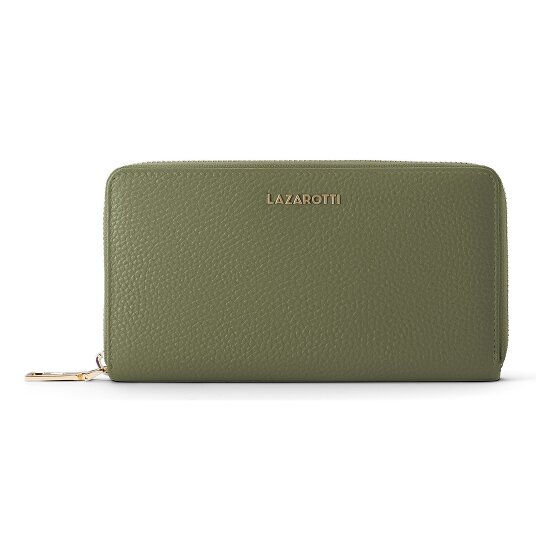 Lazarotti Bologna Leather XL Zip-Around Geldbörse Leder 19 cm
