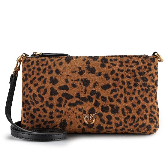 PINKO Flat Horizontal Umhängetasche Leder 20 cm