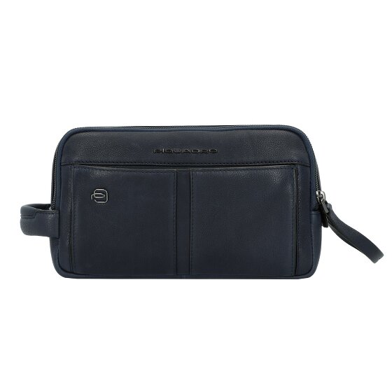 Piquadro Wollem Kulturbeutel Leder 25 cm