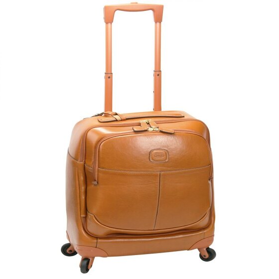 Bric's Life Pelle 4-Rollen Businesstrolley Leder 43 cm Laptopfach