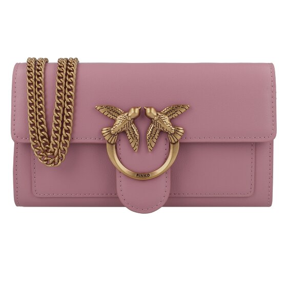 PINKO Love One Clutch Tasche Leder 19 cm