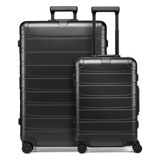 Redolz Pro Aluminium 4-Rollen Kofferset S+L