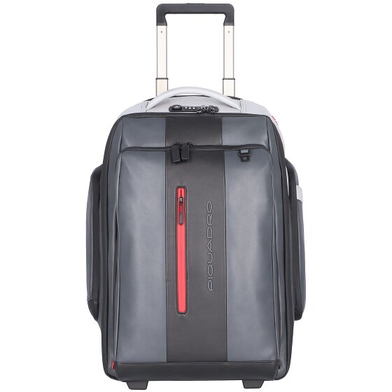 Piquadro Urban 2 Rollen Rucksacktrolley Leder 53.5 cm Laptopfach