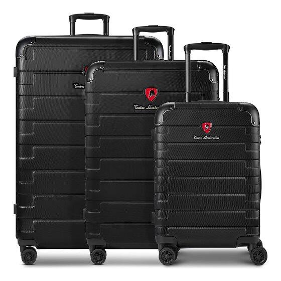 Tonino Lamborghini Tonino Lamborghini Milano Trolley 3-SET mit Dehnfalte und XL Koffer