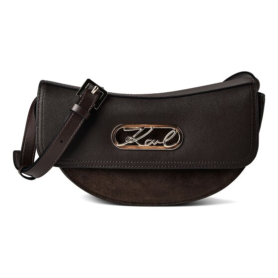 Karl Lagerfeld Signature Umhängetasche Leder 24.5 cm