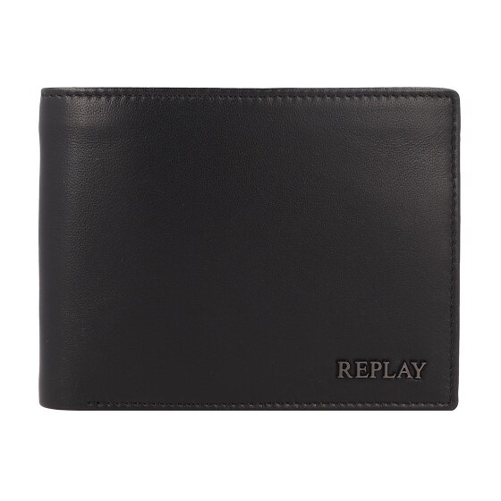 Replay Geldbörse RFID Schutz Leder 13 cm Replay Geldbörse RFID Schutz Leder 13 cm