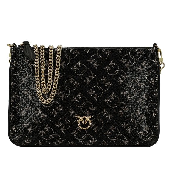 PINKO Flat Classic Clutch Tasche Leder 25 cm