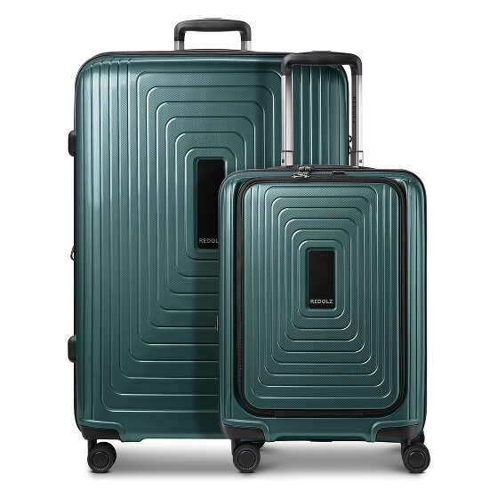 Redolz Essentials 14 4-Rollen Kofferset 2 tlg. Laptopfach mit Dehnfalte