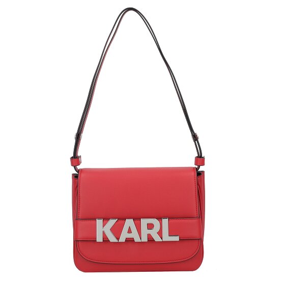 Karl Lagerfeld Letters Umhängetasche Leder 24 cm