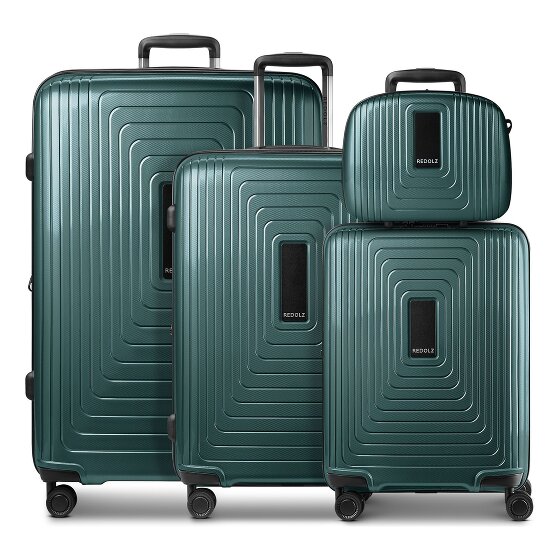 Redolz Essentials 14 4-Rollen Kofferset + Beautycase 4 tlg. mit Dehnfalte
