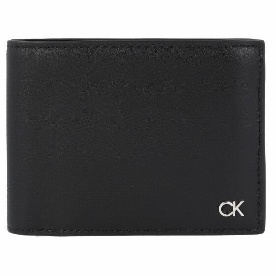 Calvin Klein Metal CK Geldbörse RFID Schutz Leder 13 cm