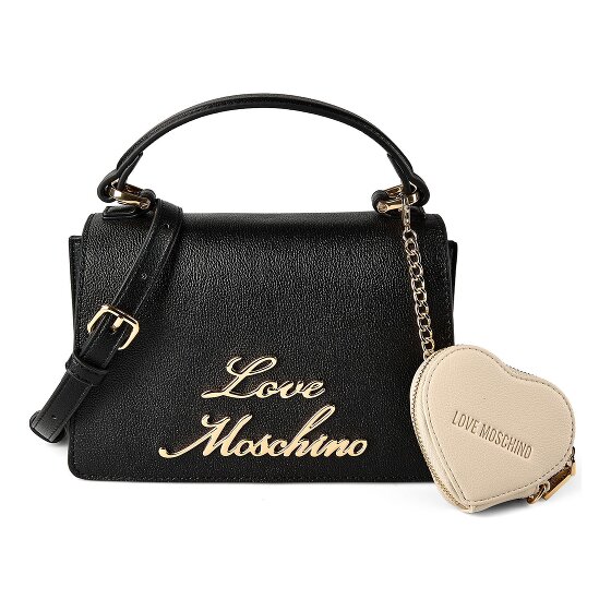 Love Moschino Heart Charm Handtasche Leder 21 cm