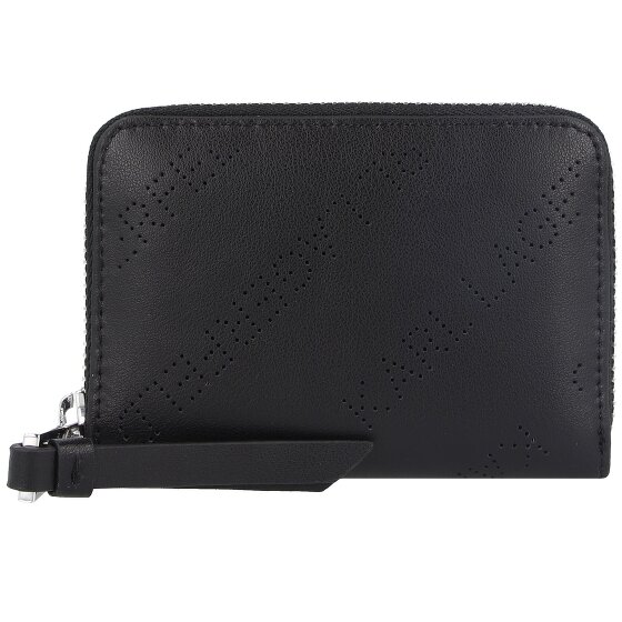 Karl Lagerfeld Punched Geldbörse Leder 10,5 cm