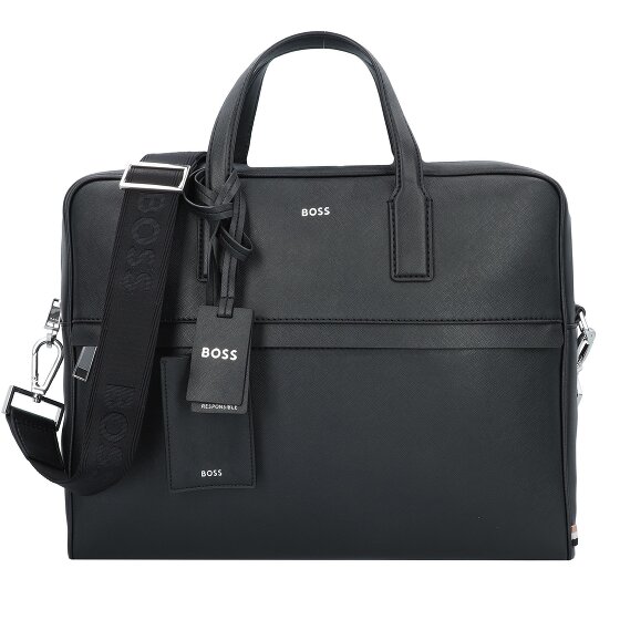 Boss Zair Aktentasche Leder 40 cm Laptopfach
