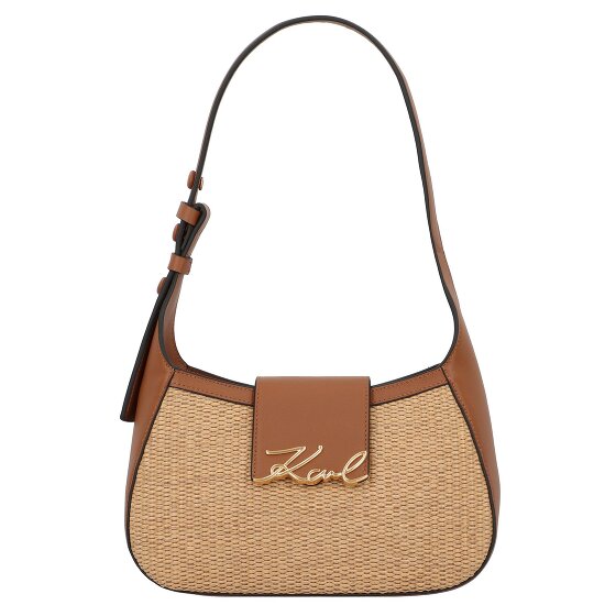 Karl Lagerfeld Signature Schultertasche Leder 25.5 cm