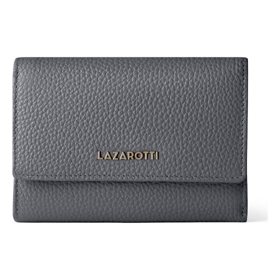 Lazarotti Bologna Leather XL Geldbörse mit Zip-Around Fach Leder 14 cm