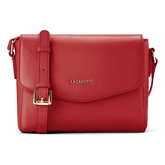 Lazarotti Bologna Leather Crossbody Umhängetasche Leder 22 cm