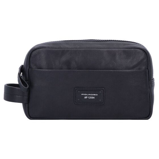 Piquadro Harper Kulturbeutel Leder 23 cm