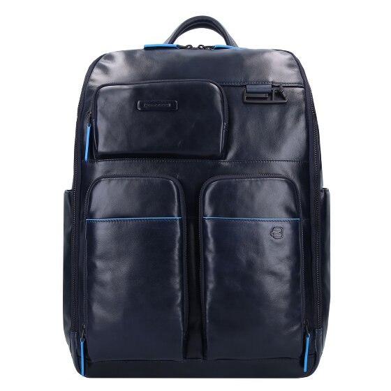 Piquadro Blue Square Revamp Rucksack RFID Leder 42 cm Laptopfach Piquadro Blue Square Revamp Rucksack RFID Leder 42 cm Laptopfach