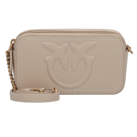 PINKO Carrie Mini Bag Umhängetasche Leder 18 cm PINKO Carrie Mini Bag Umhängetasche Leder 18 cm