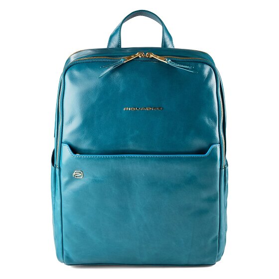 Piquadro Blue Square Daypack RFID Schutz Leder 37 cm Laptopfach