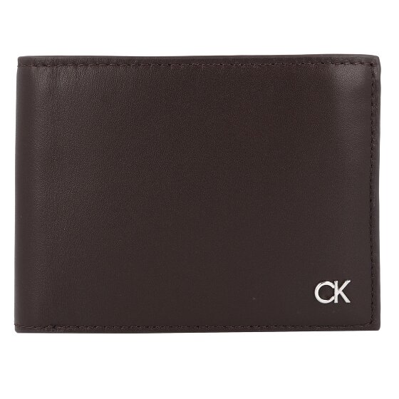 Calvin Klein Metal CK Geldbörse RFID Schutz Leder 13 cm