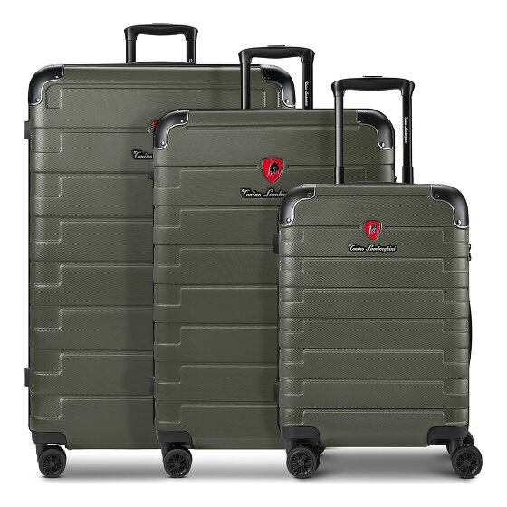 Tonino Lamborghini Tonino Lamborghini Milano Trolley 3-SET mit Dehnfalte und XL Koffer