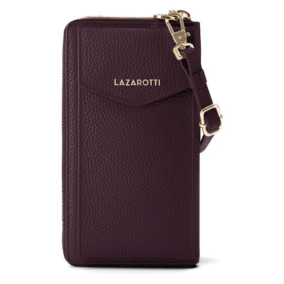 Lazarotti Bologna Leather Zip-Around Geldbörse Handytasche Leder 19 cm