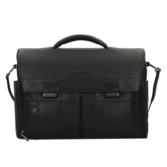 Piquadro Hedley Aktentaschen Messenger RFID Schutz Leder 42 cm Laptopfach