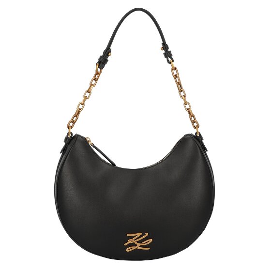 Karl Lagerfeld Autograph Schultertasche Leder 28 cm