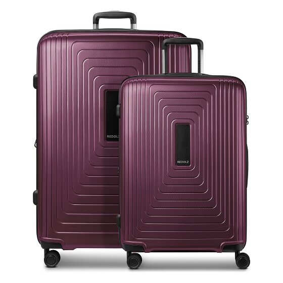 Redolz Essentials 14 4-Rollen Kofferset M+L mit Dehnfalte